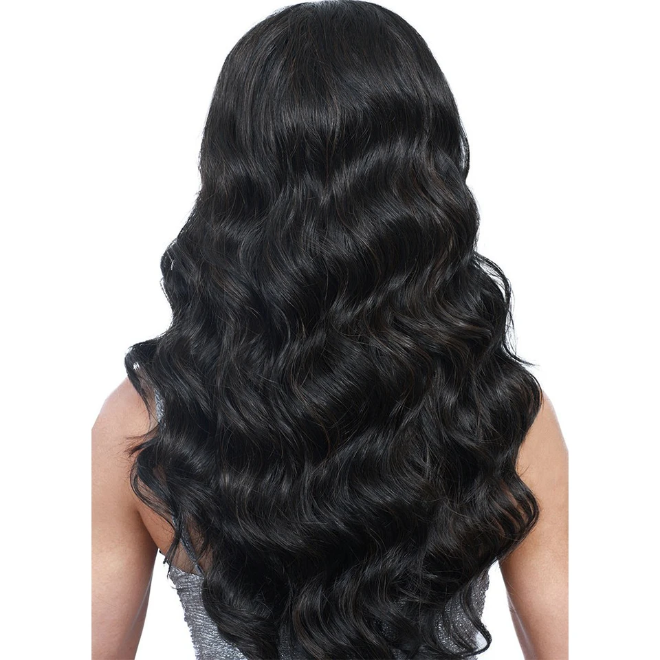 Tissage en lot brésilien naturel Remy Body wave, Extensions de cheveux humains, 22 24 26 pouces, lots de 1/3/4