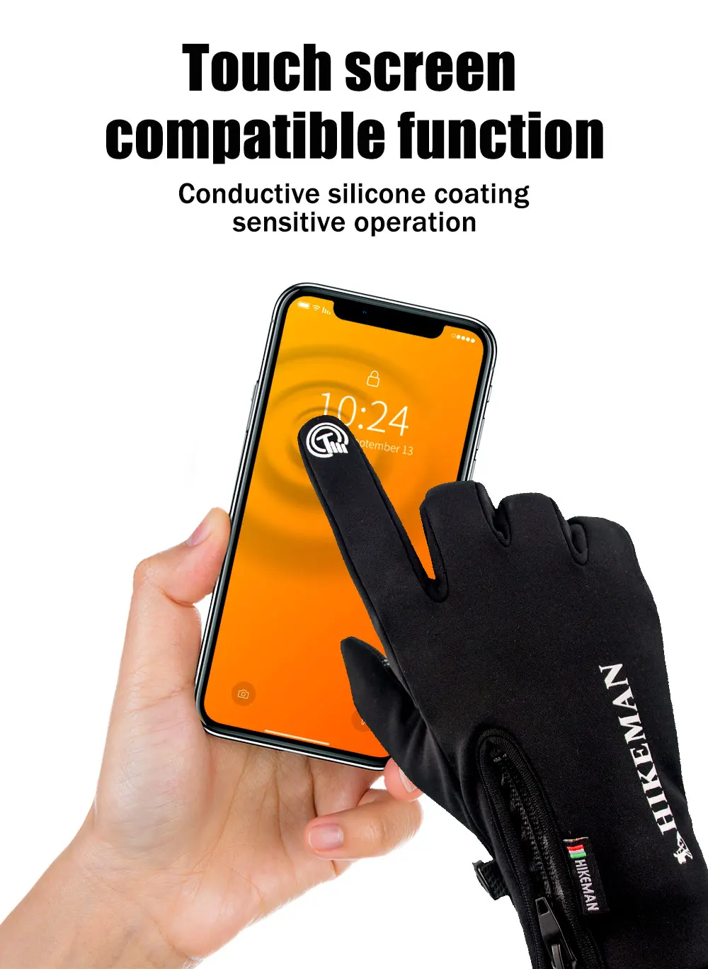Windproof Cycling Gloves Touch Screen Riding MTB Bike Bicycle Gloves Thermal Warm Motorcycle Winter Autumn Bike Gloves