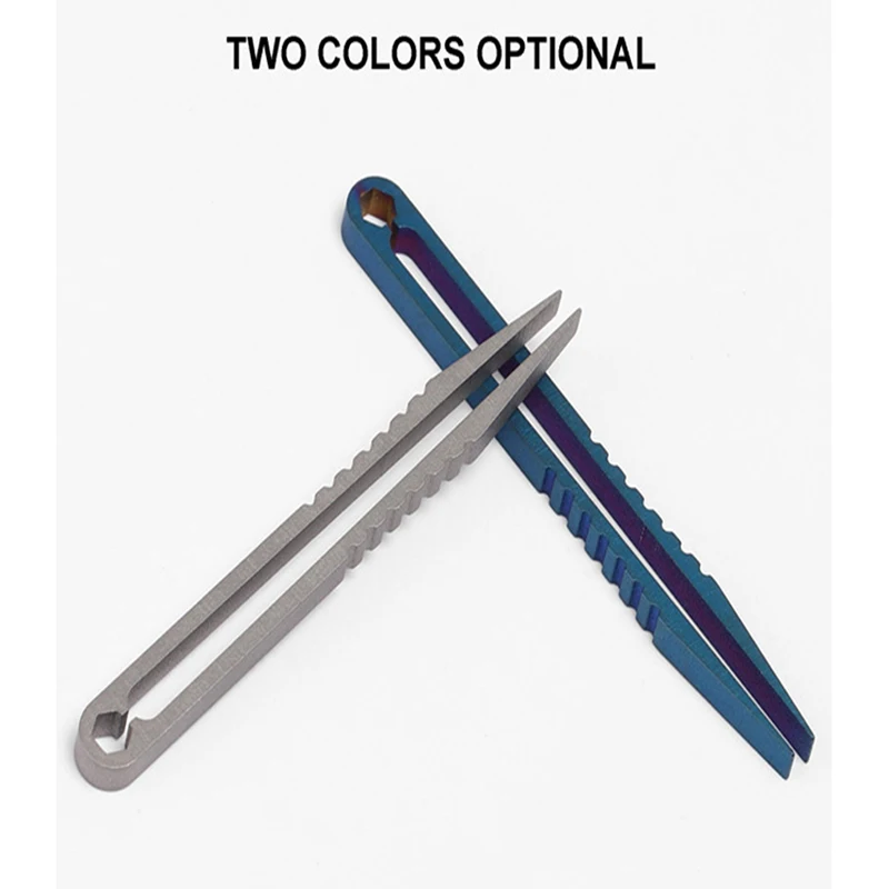 1PC TC4 Clip pinzette in titanio Pick Up Clamping EDC Gadget multiuso Professional Camp Outdoor Pocket Maintenance Tool