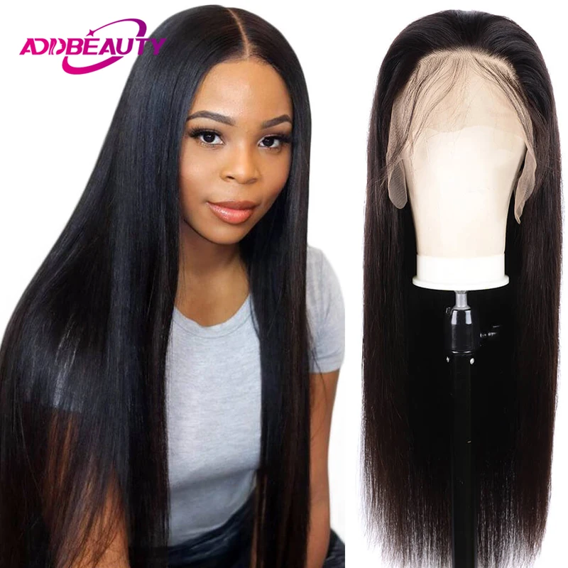 

Straight Lace Front Wigs 13x6 Lace Frontal Human Hair Wig for Women 5x5 HD Lace Closure Wig Natural Color Pre-plucked Hairline