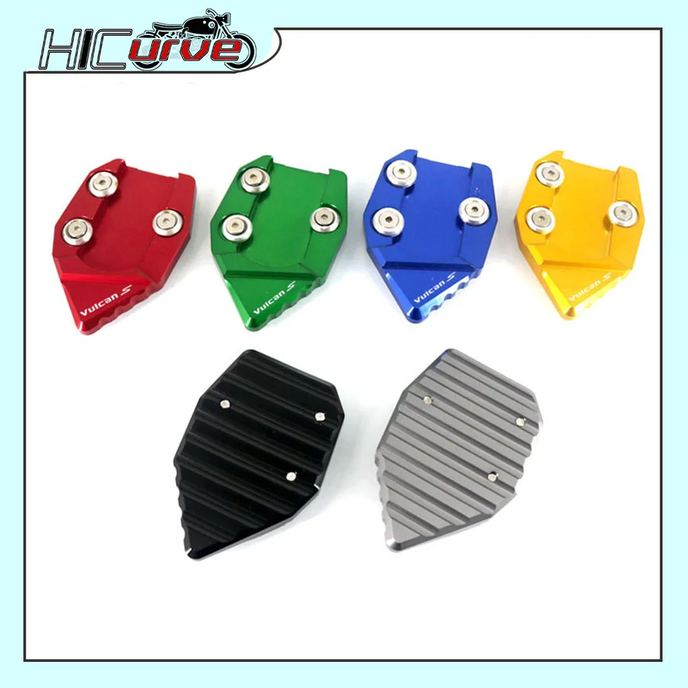 

Motorcycle CNC Kickstand Foot Side Stand Extension Pad Support Plate Enlarge Fit For Vulcan S 650 VN650 2015-2018 2016 2017