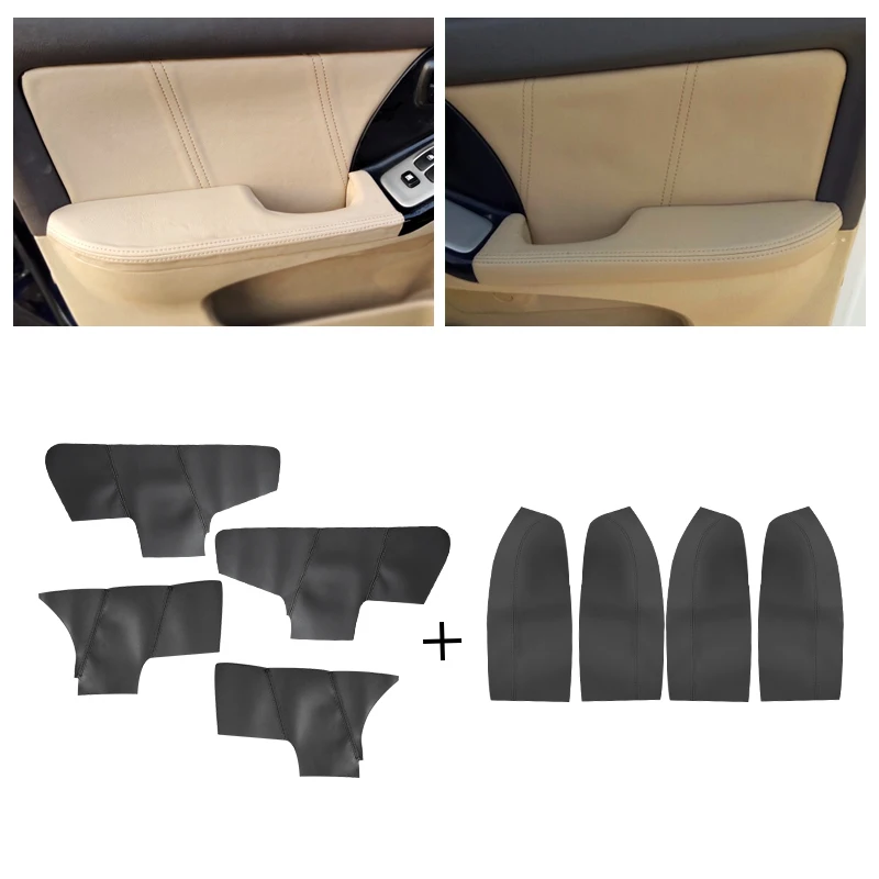 

Soft Leather Door Armrest Cover For Hyundai Elantra 2004 - 2010 2011 2012 Car Door Armrest Panel Skin Cover Sticker Trim