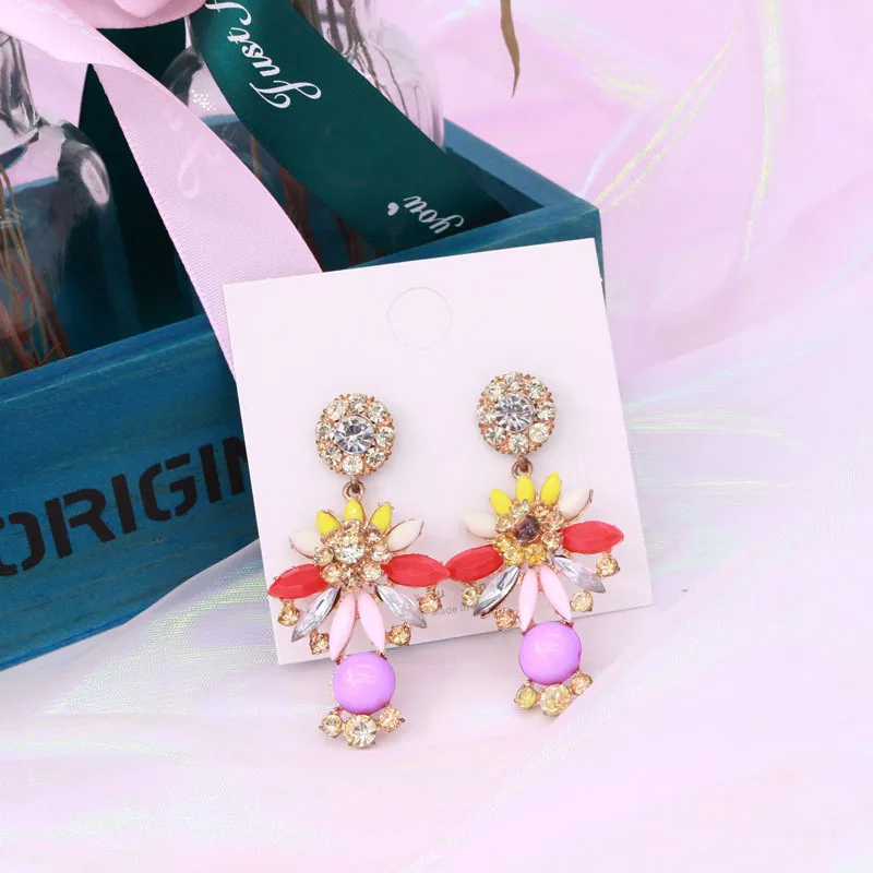 NYU Blank Jewellry Earing Display Card 8*8cm Ear Clip Packaging Display Contracted Korea Earring Studs Cardboard