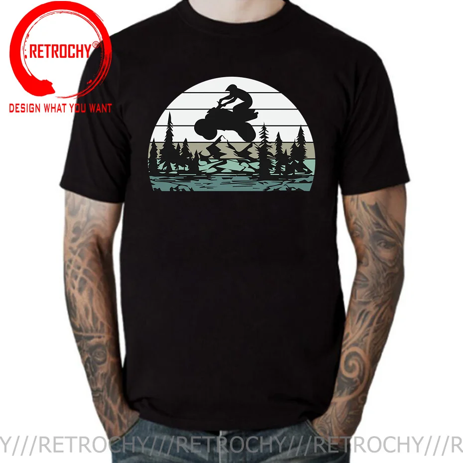 Vintage Off Road Outdoor Quad Racer T shirt ATV Offroad Quad Motorbike T-shirt Quad Motorcycle tshirt ATV Quad Dirt Bike tshirt