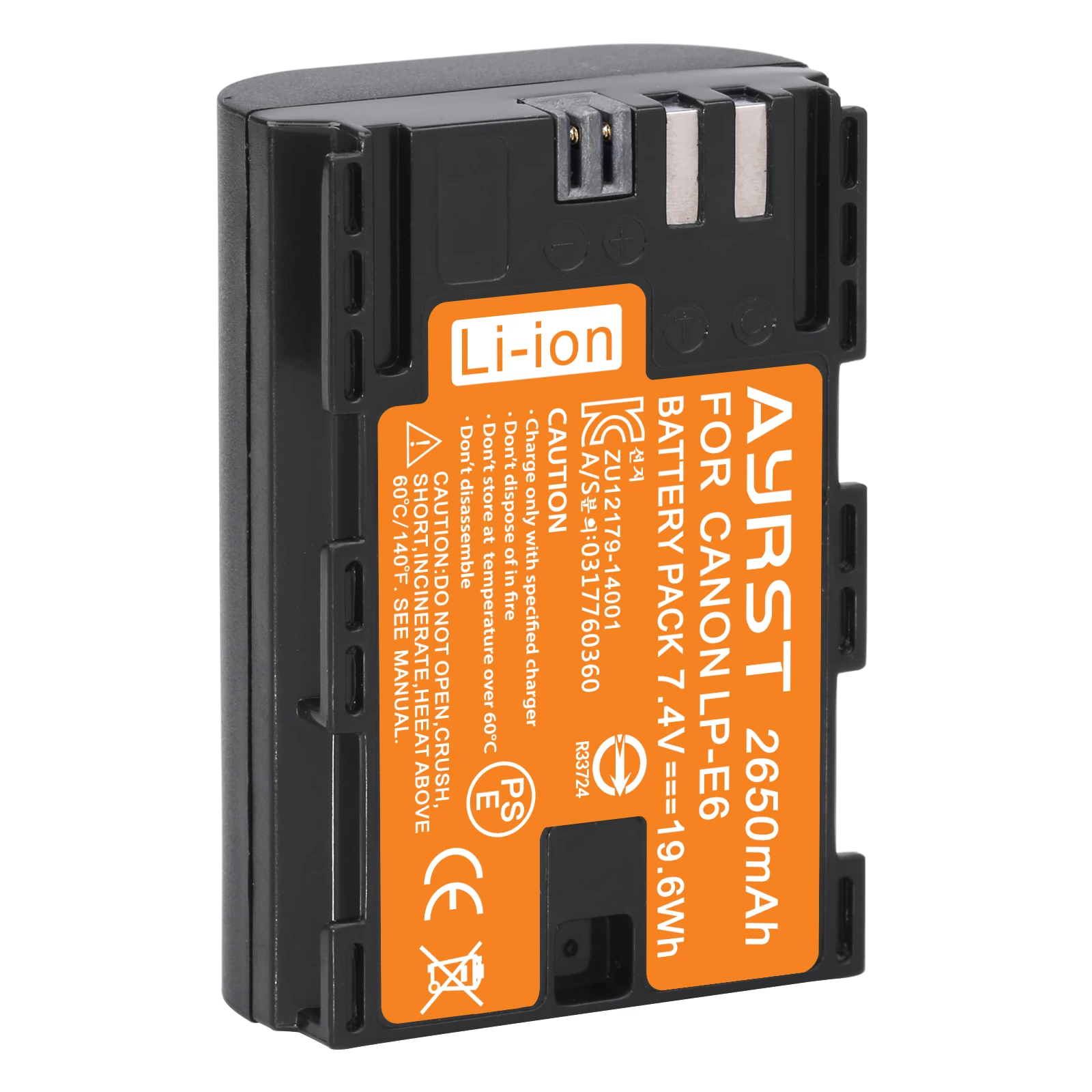 LP-E6 LP E6 LPE6 E6N Battery 2650mAh + LED Dual Charger For Canon EOS 5DS R 5D Mark II 5D Mark III 6D 7D 70D 80D Camera