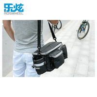 ROSWHEEL bicycle Pannie Rear Seat Trunk Bag Bag Bike Rack Bag Large Capacity 3 IN ONE Multi-functional Riding storage bags
