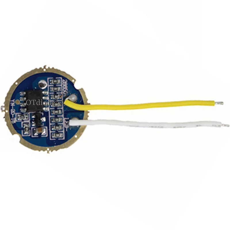 1pcs 10pcs xmll led xmll2 led T6 U2 driver 17mm 20mm 2.7-4.2V 2-2.2A 5-Mode/1 Mode LED Driver for 5050 10w XML LED Emitter