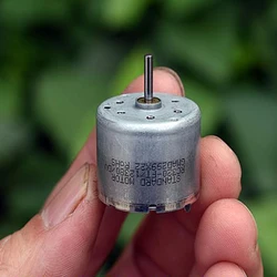 Standard RC320-12380 Micro 320 DC Motor Precious Metal Brush DC 6V-9V 7460RPM 10.5mm Shaft Length Silent Low Noise Solar Motor