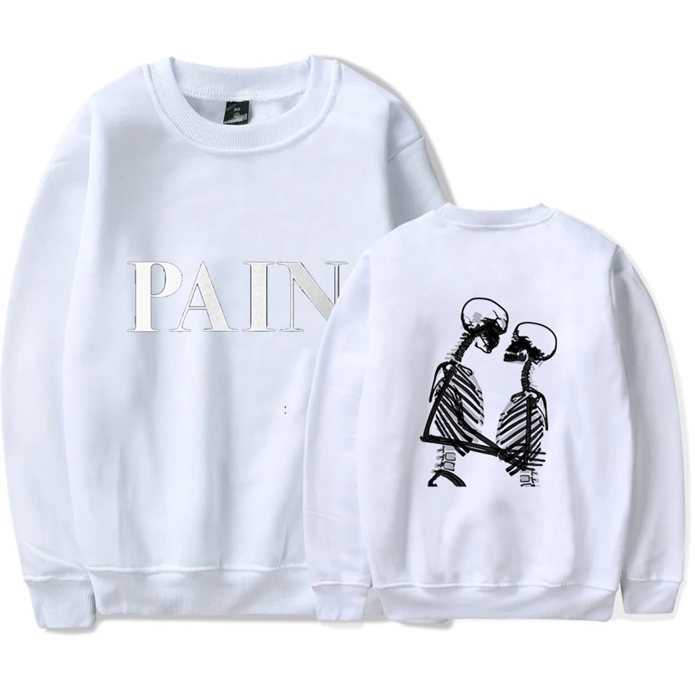 Nessa Barrett Pain Print Hoodies Sweatshirts Men Women Plus Size Long Sleeves Pullover Unisex Casual Tracksuit Clothes Full