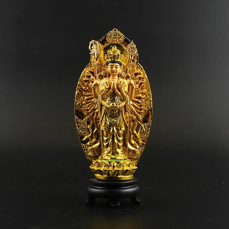 Thousand Hands, Thousand Eyes, Guanyin Bodhisattva, Avalokitesvara, Hand Painted, Small Buddha Statue, Responsive,Buddha,