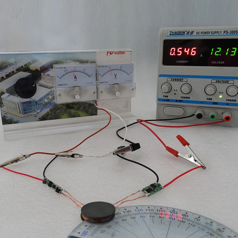 Módulo de carga inalámbrico de aislamiento magnético de correa Anti-metal/módulo de fuente de alimentación inalámbrica (diámetro exterior de la bobina 26mm)