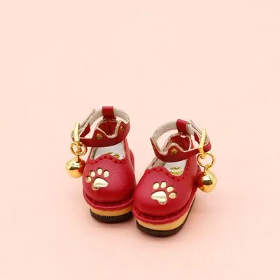 OB11 doll shoe size and Blythes doll BJD 1/8 fashion Cute cat claw PAWS thick soles cat doll shoes available in multiple colors