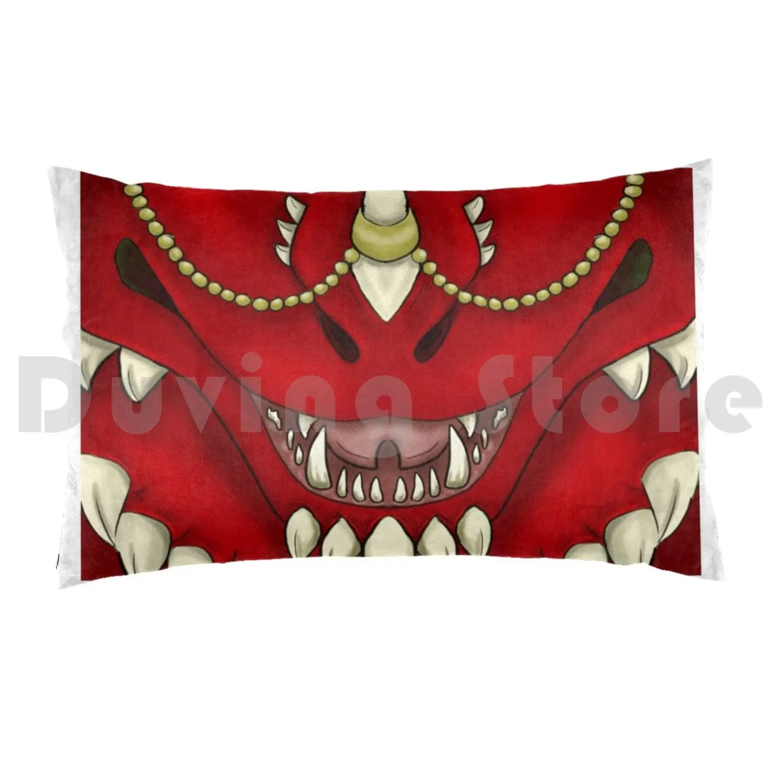 Pillow Case Lizard Prince ( Red ) Hat Lizard Prince Reptile Lizard Dragon Scalie Furry Furry Fandom