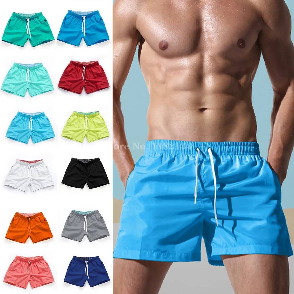 Swimwear Swim Shorts Trunks Beach Swimming Board Shorts Quick Drying Pants Swimsuits Mens Running Sports Surffing shorts homme