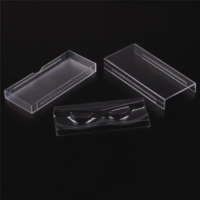 20/pack wholesale custom eyelash packaging box lash boxes packagingmink lash case sliding plastic clear cases holder tray