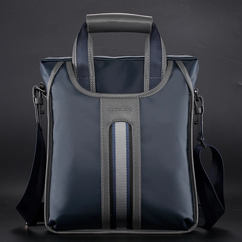 Bolsa mensageiro multifuncional de ombro masculina, de grande capacidade, impermeável, resistente ao desgaste, leve, bolsa casual para negócios, nova