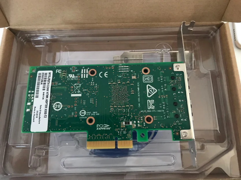 I340-T4 E1G44HT جيجابت محول خادم إيثرنت 82580EB PCI اكسبرس X4 1G بطاقة الشبكة