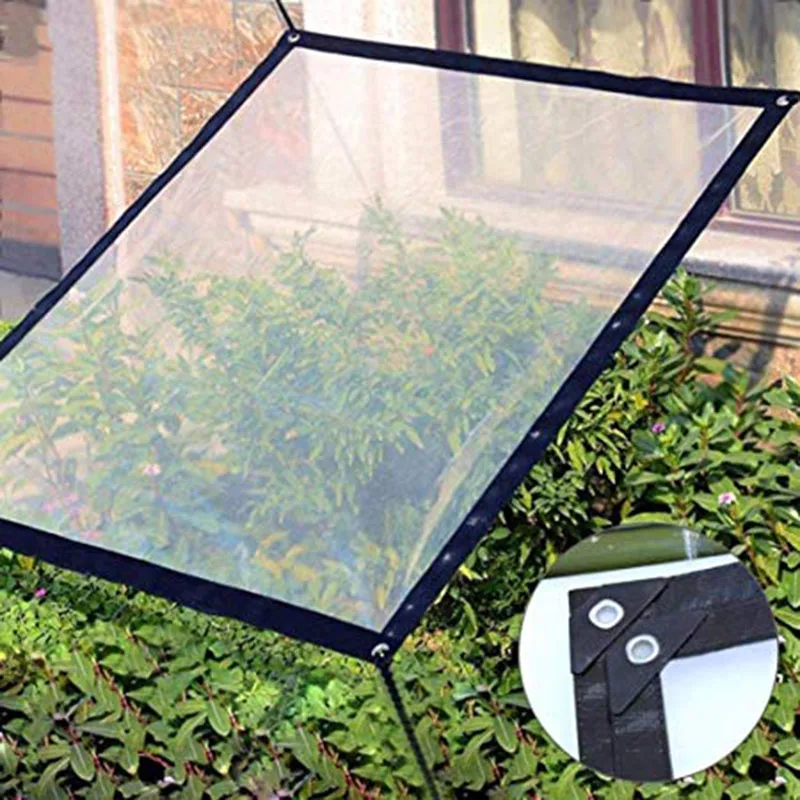 Transparent Rainproof Tarpaulin Tarpaulin Lightweight Waterproof Tent Shed Pe Rainproof Tool Heat Insulation Tent Cloth Xh8Z