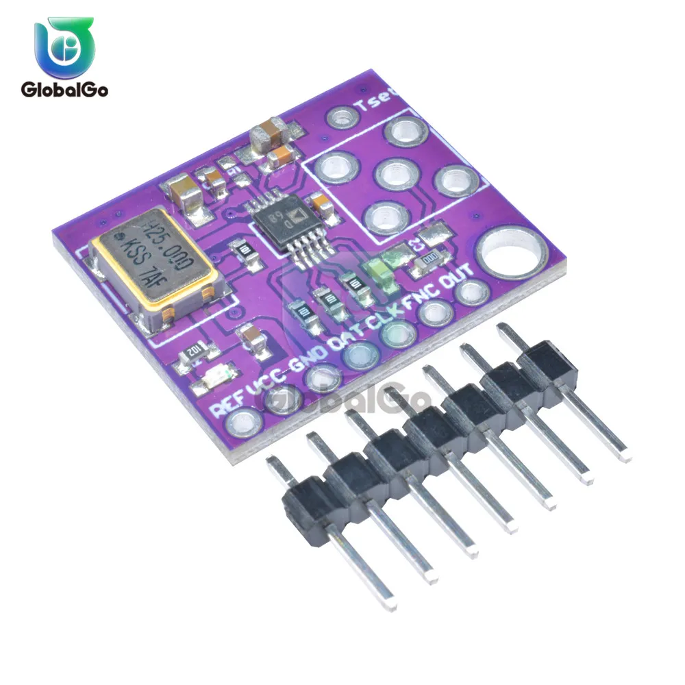 AD9833 Programmable Microprocessors Serial Interface Module Sine Square Wave DDS Signal Generator Module 7pin Connector