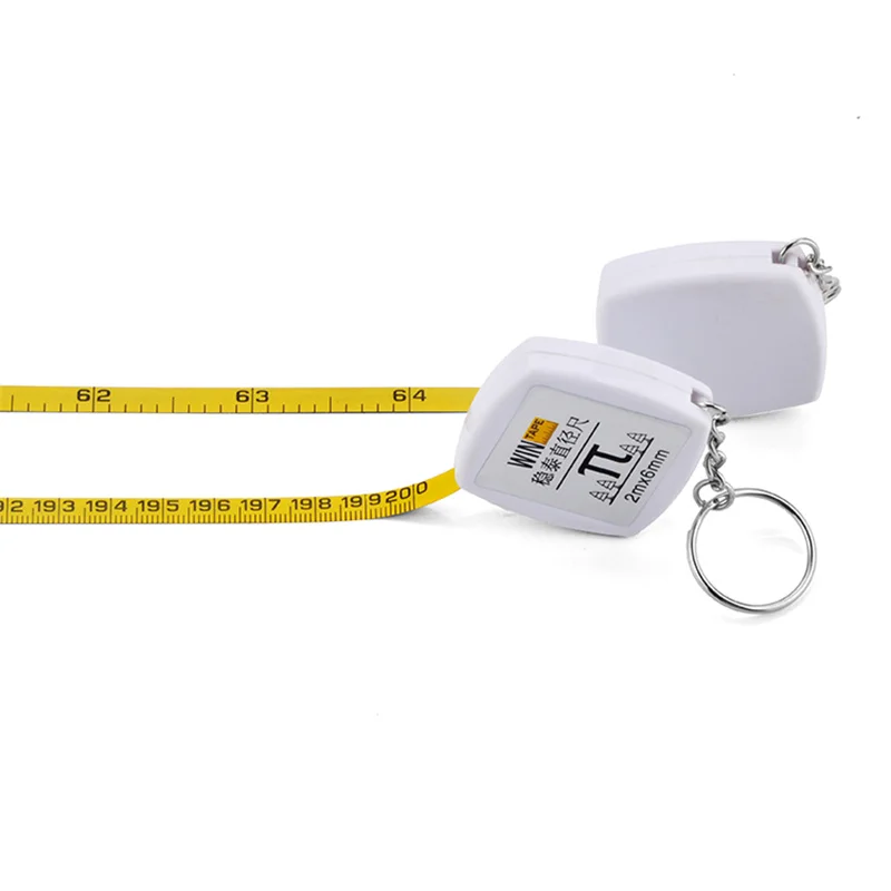 WINTAPE 2M Diameter Tape Measure PVC Soft Retractable Measuring Tape Professional Gardening Home Ruler Meter Measuring Tool