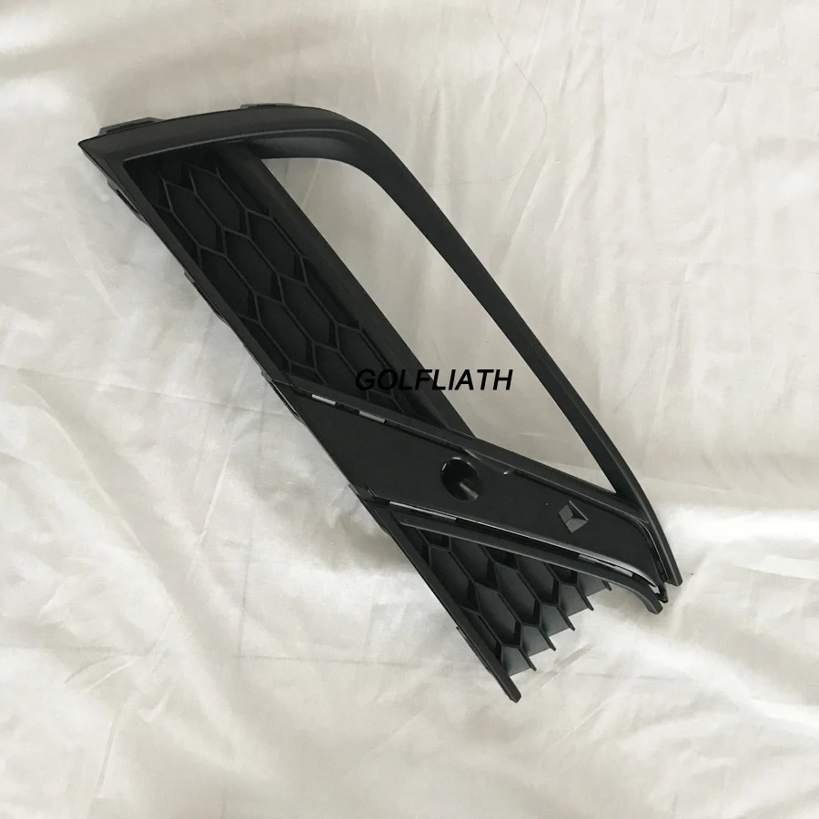 GTI STYLE ABS Front Bumper Honeycomb Grill Lower Side Fog Light Grille For Volkswagen Polo GTI Bumper 2014-2017