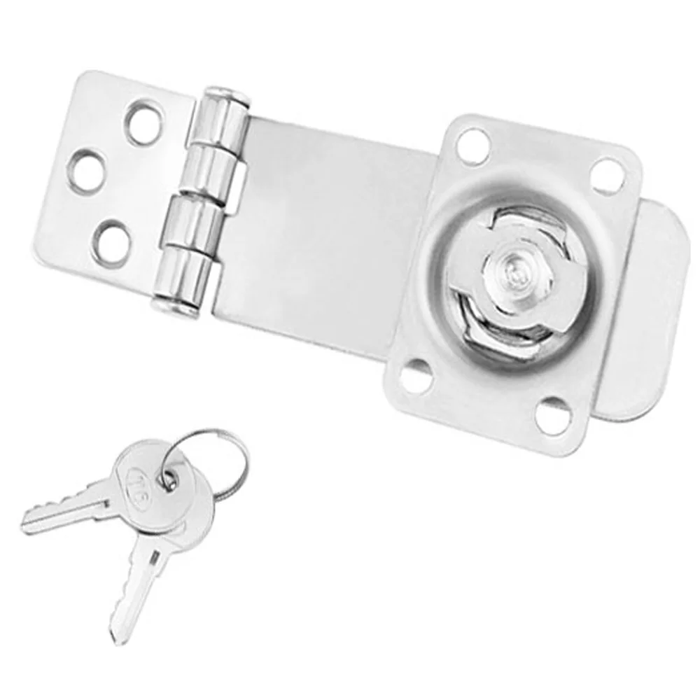 

Marine Boat Stainless Steel 304 Locking Hasp Safety Lock Hatch Cabinet Door Cabin Deck Locker Hatch Latch yacht accessories