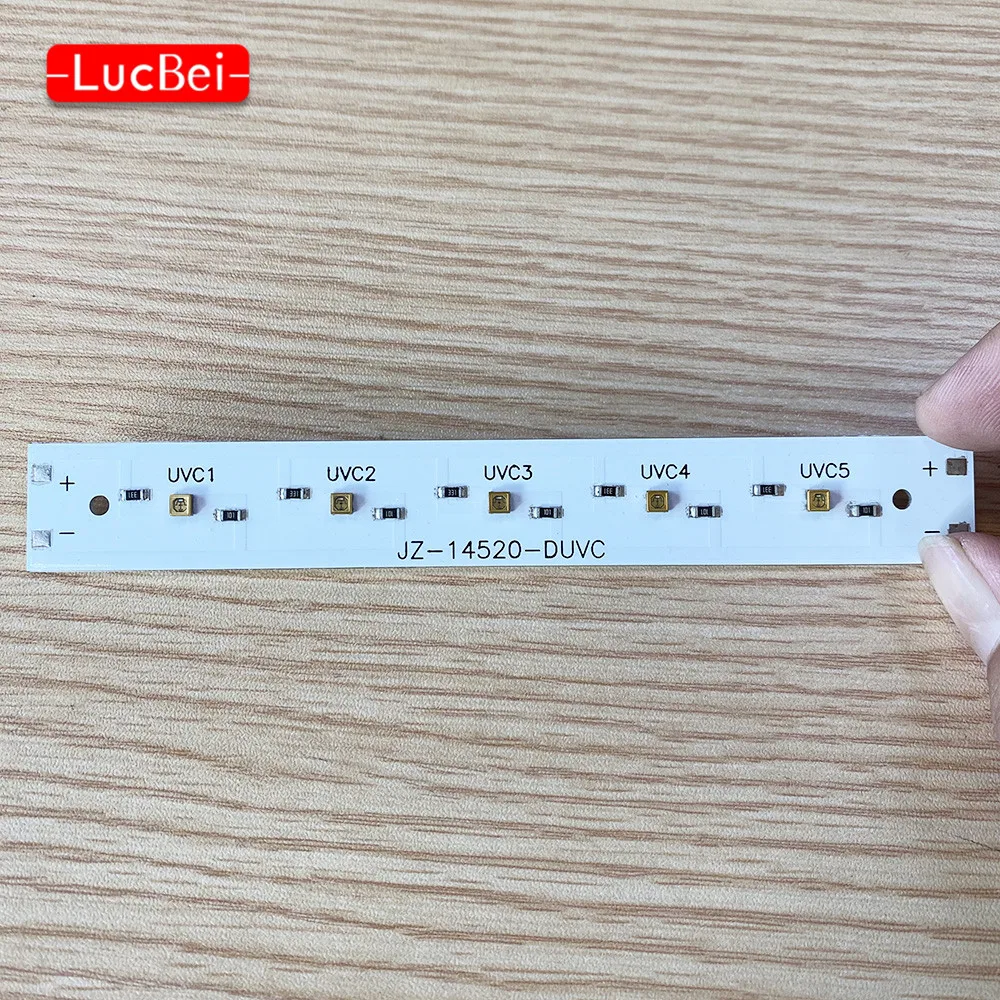 UV 램프 살균기용 UVC LED 모듈, 딥 바이올렛 자외선, 살균용, 고품질, 9V, 275nm, 5W, 무료 배송