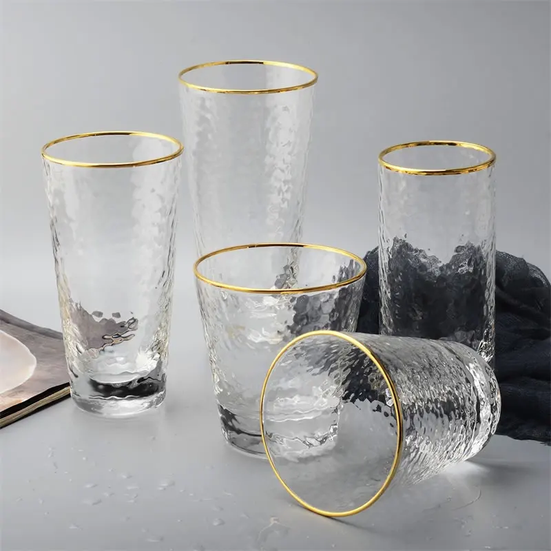 

275/300/350/430ml Drinking Glass Transparent Creative Coffee Mug Tea Wine Glass Heat-resistant Drink ware Handmade Healthy Cups