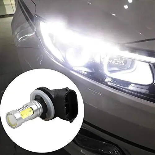 2*bombilla led H27 881 7.5W High Power Fog Lamps High Luminance Front Fog Lights Back Fog Lamp Traffic Lights Car 6500K LED Lamp