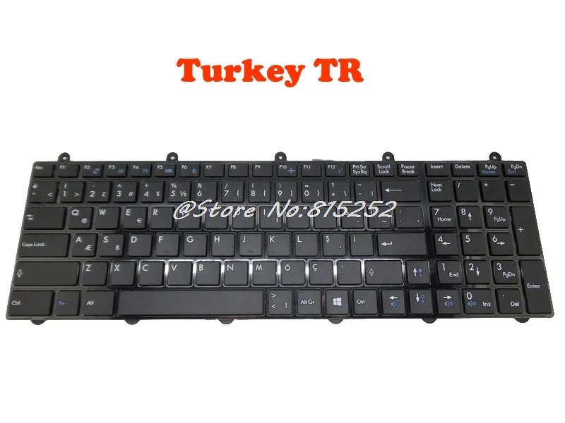 Teclado para MSI GT70 0NC 0ND 0NE 0NG 0NH 2OC 2OD 2OK 2OL 2PC 2PE GE60 20E 2PL GE70 2QD 2QE GP60 MS-16GC MS-16GD