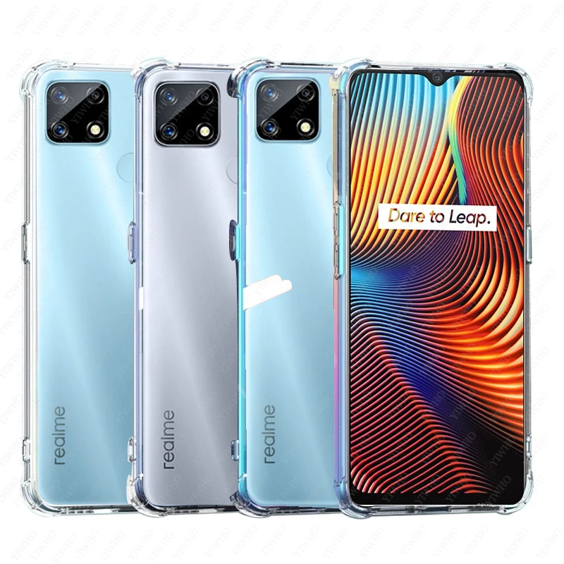 Clear Thin Soft Silicone Back Cover For oppo Realme 7i global TPU Phone Cases on realme7i realme real me realmi 7 i i7 case 6.5