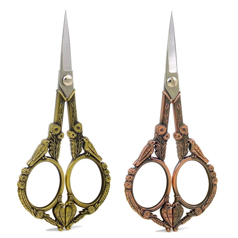 

2021 Hot Sell European Style Retro Craft Scissors for Needlework and Handicrafts Sharp Durable Stainless Steel Antique Scissors