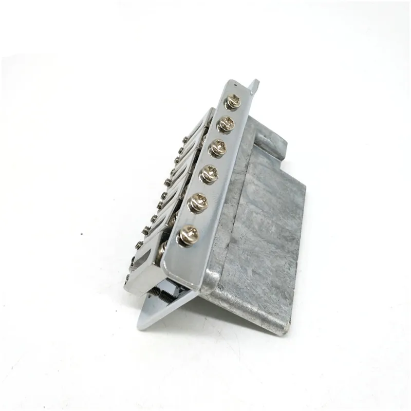 Ein Set goldener, silberner und schwarzer E-Gitarren-Brücke, Saitenziehbrett, Single-Shake-Vibrato, Musikinstrumenten-Teile – Detail 4
