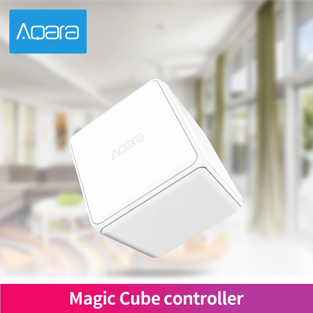 Original Aqara Magic Cube Zigbee Version Controller by Six Actions app mi home Controller For Xiaomi Home Device Smart Hoom