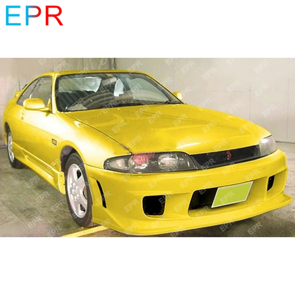 Para Nissan Skyline R33 fibra de vidrio parachoques delantero cuerpo Kit Tuning parte para GTR R33 GTR fibra de vidrio GTST INGS parachoques delantero