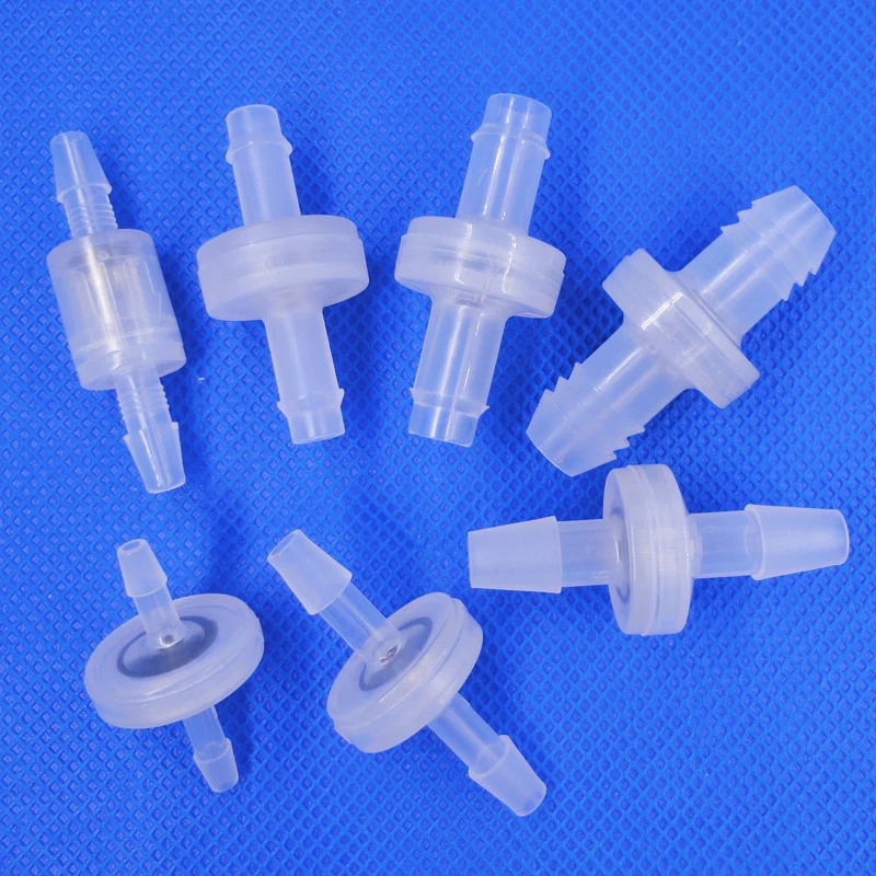 plastic water check valve one way non-return anti-return valve for air liquid aquarium medical bathroom prevent backflow 3/4/6mm