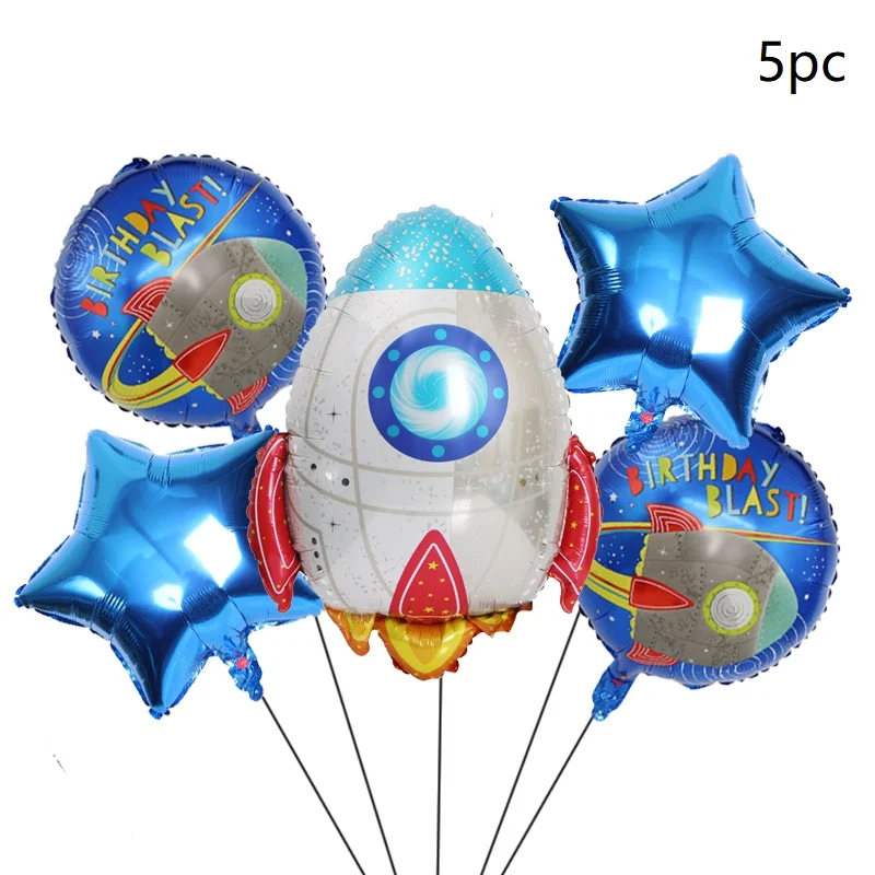 Lo Spazio esterno Del Partito Astronauta palloncini Astronauta Rocket Aereo Decorazioni della Festa di Compleanno Per Bambini giocattolo PER LA LUNA