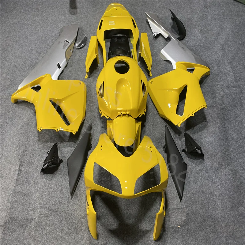 

Yellow black silver fairing for HONDA CBR600RR 03-04 CBR 600 RR F5 2003 2004 CBR600 2003-2004 ABS body Injection fairing