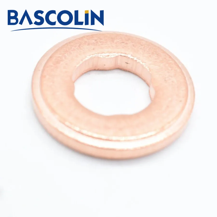 BASCOLIN Common Rail Injectors Copper Washers F00VC17504 Copper Shim F 00V C17 504