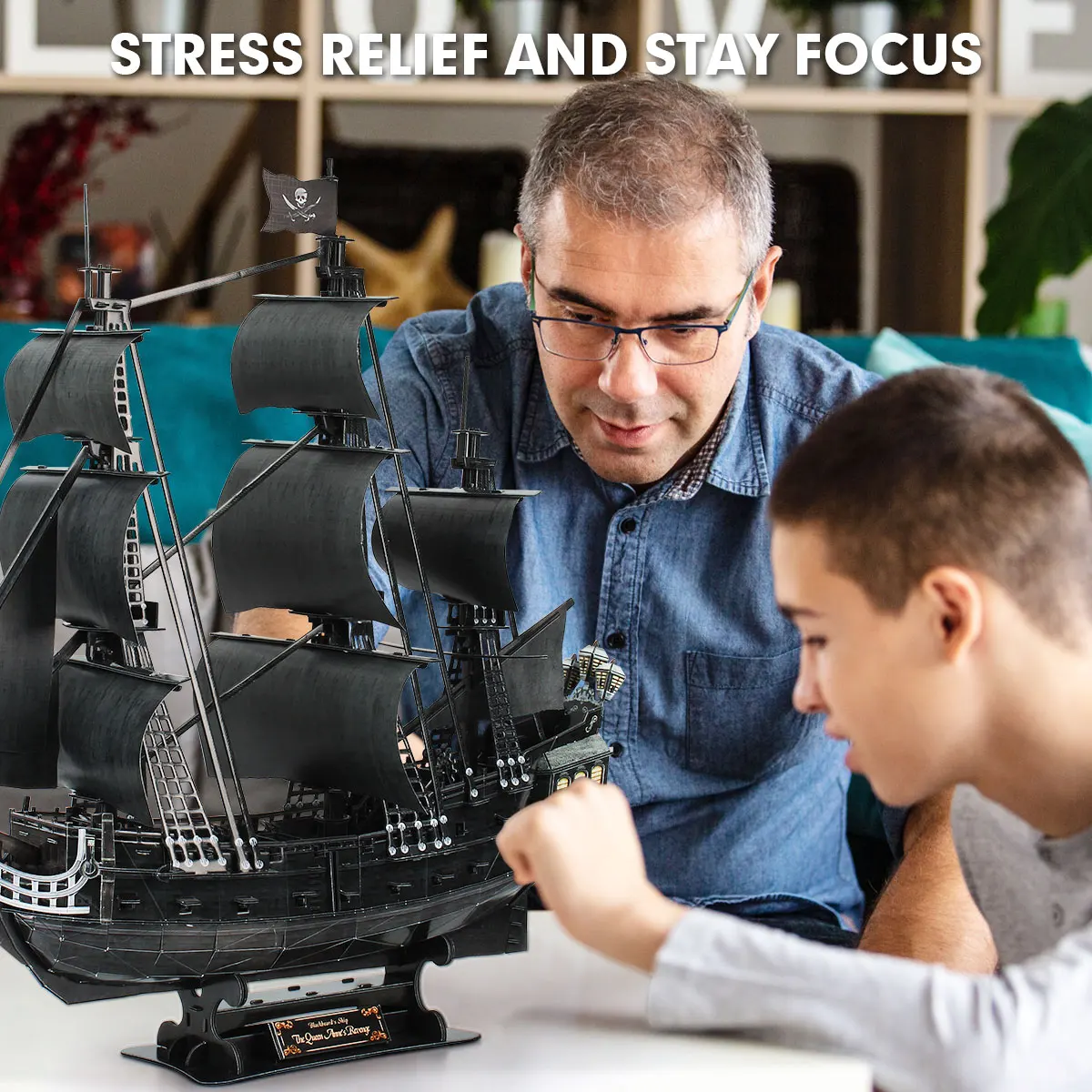 CubicFun 3D Puzzles Large Pirate Ship 26.6\