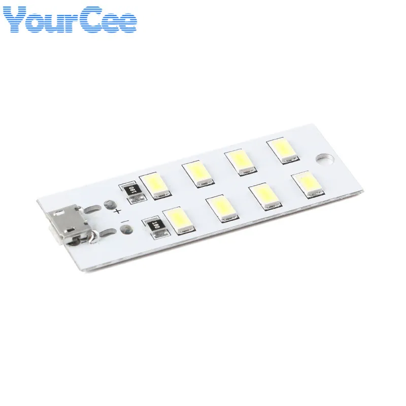 2pcs 5730 5630 SMD 20/16/12/8 Bead LED Lighting Panel 5V Lamp Micro USB Panel Mobile Emergency Light