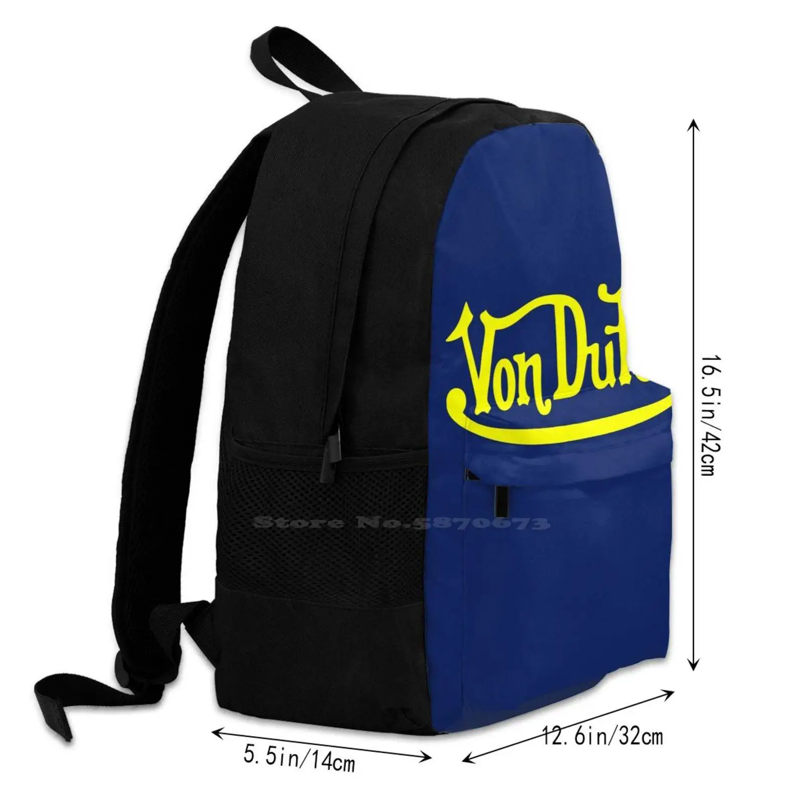Alexa Rivera Large Capacity School Backpack Laptop Travel Bags Alexa Rivera Von Jake Paul Problem Child Jake Paul Problem Child image 3