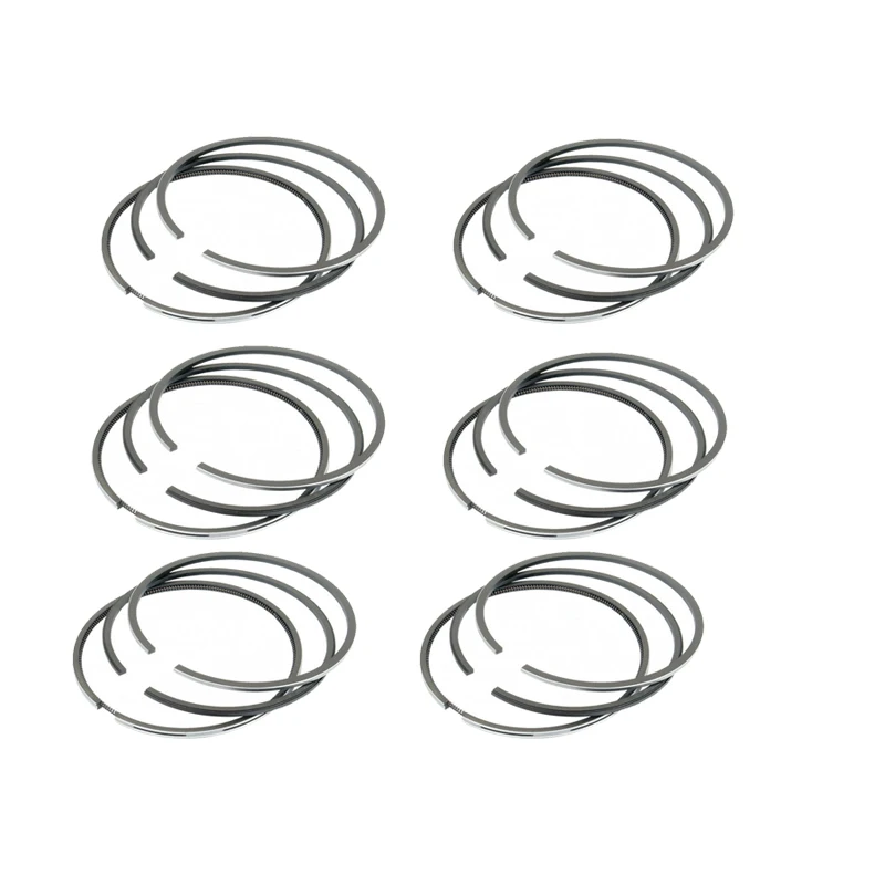 6x Engine Piston Rings 3.2L R32 R30 84mm Repair Set For Audi A3 TT Porsche VW Multivan Golf T5 Touareg 022198151B 022198151