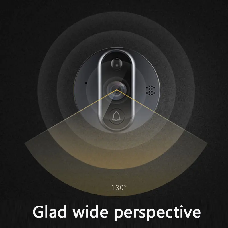 4.3 Inch Wifi Tuya Smart Video Doorbell PIR Motion Detection Mobile Video Call Voice Intercom HD Camera Night Vision Doorbell