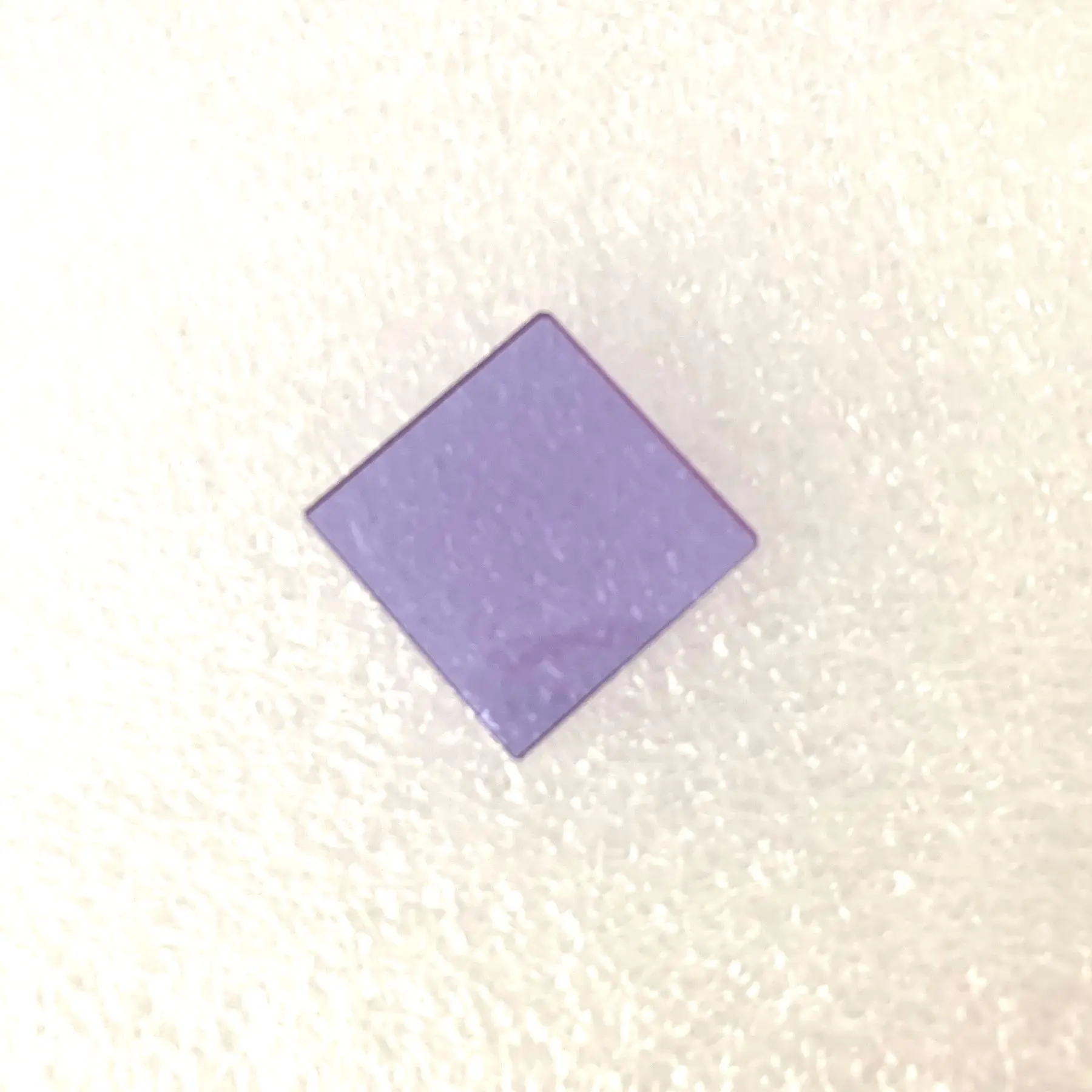 Rozmiar 25.4x25.4mm kwadratowe szkło optyczne Didymium PNB586