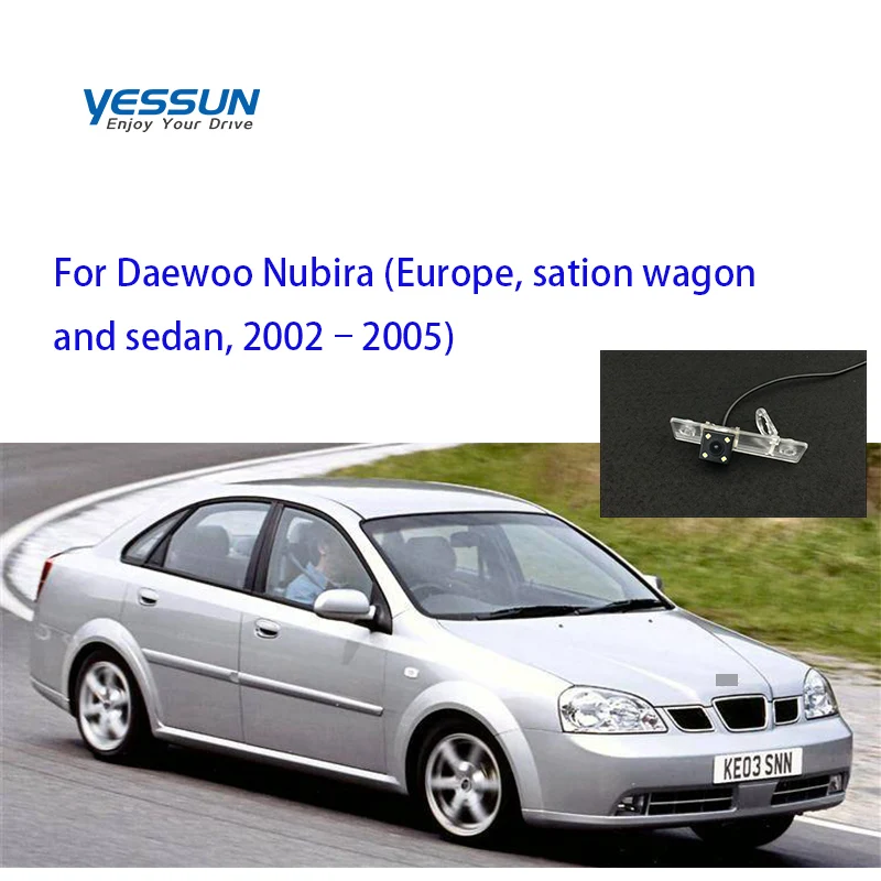 

Автомобильная камера заднего вида Yessun CCD, для matiz daewoo Daewoo Nubira sation wagon и sedan 2002-2005, автомобильная камера