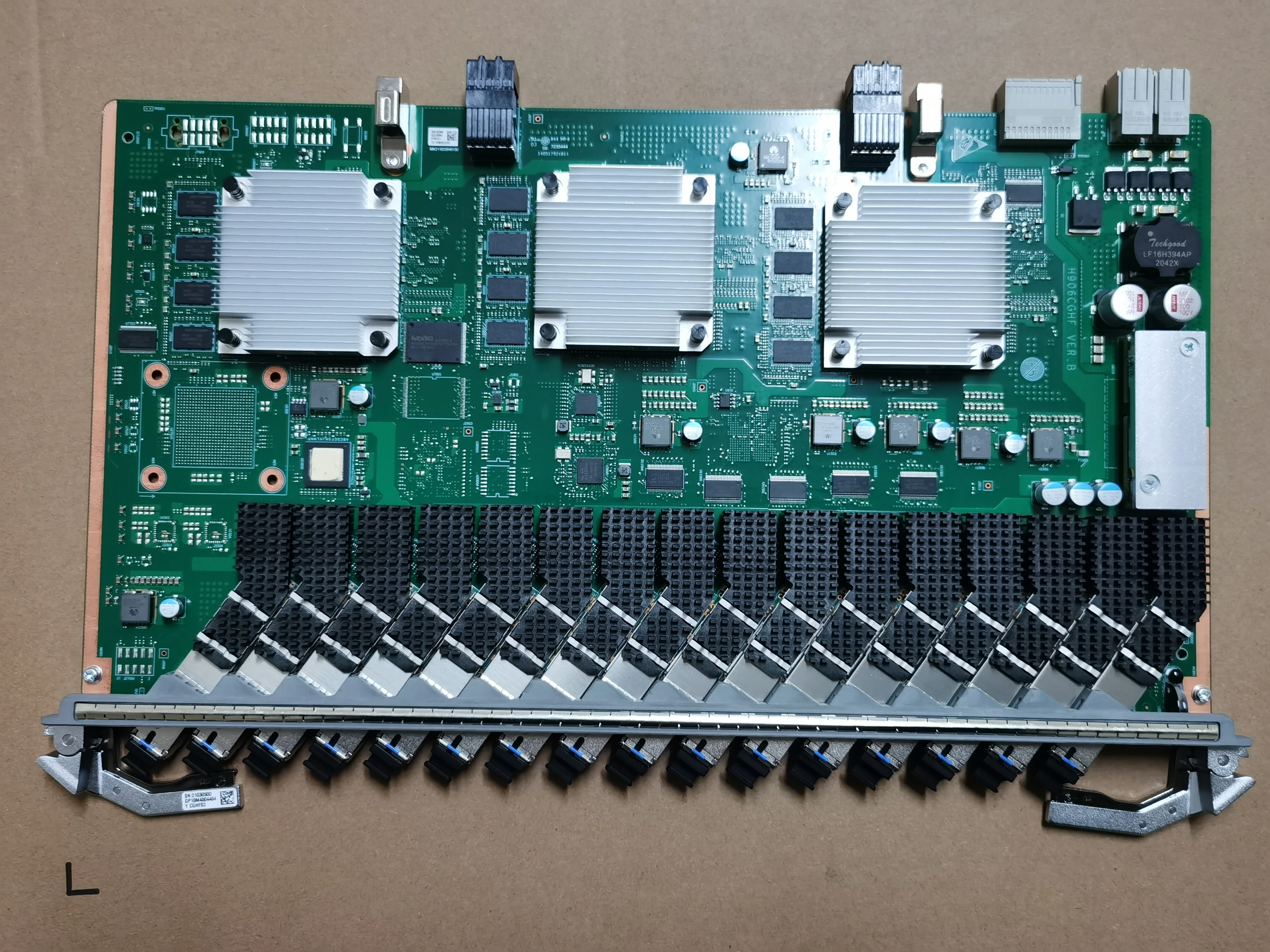 XG-PON and GPON Combo OLT Interface Board, CGHF with 16PCs N2A or C + Class D Module for MA5800 OLT