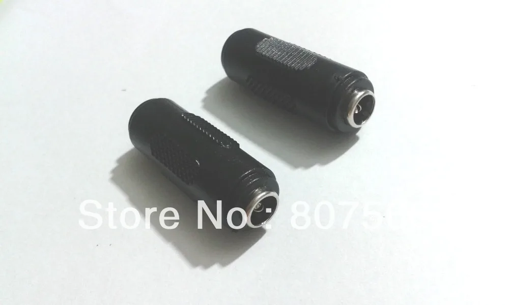 

50pcs DC Power 5.5mmx2.1mm Female to 5.5x2.1mm Female Jack CCTV connector New