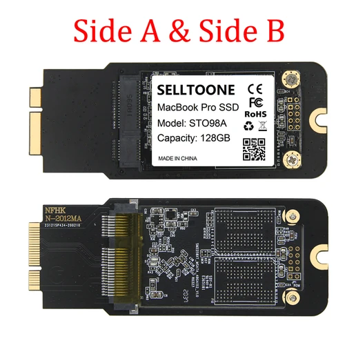 Imagen 2 del producto EMC 2557 2672 Macbook Pro Retina 13 ""A1425 15"" A1398 Blade SSD Unidad de estado sólido 128GB 256GB 512GB 1TB finales de mediados de 2012 principios de 2013