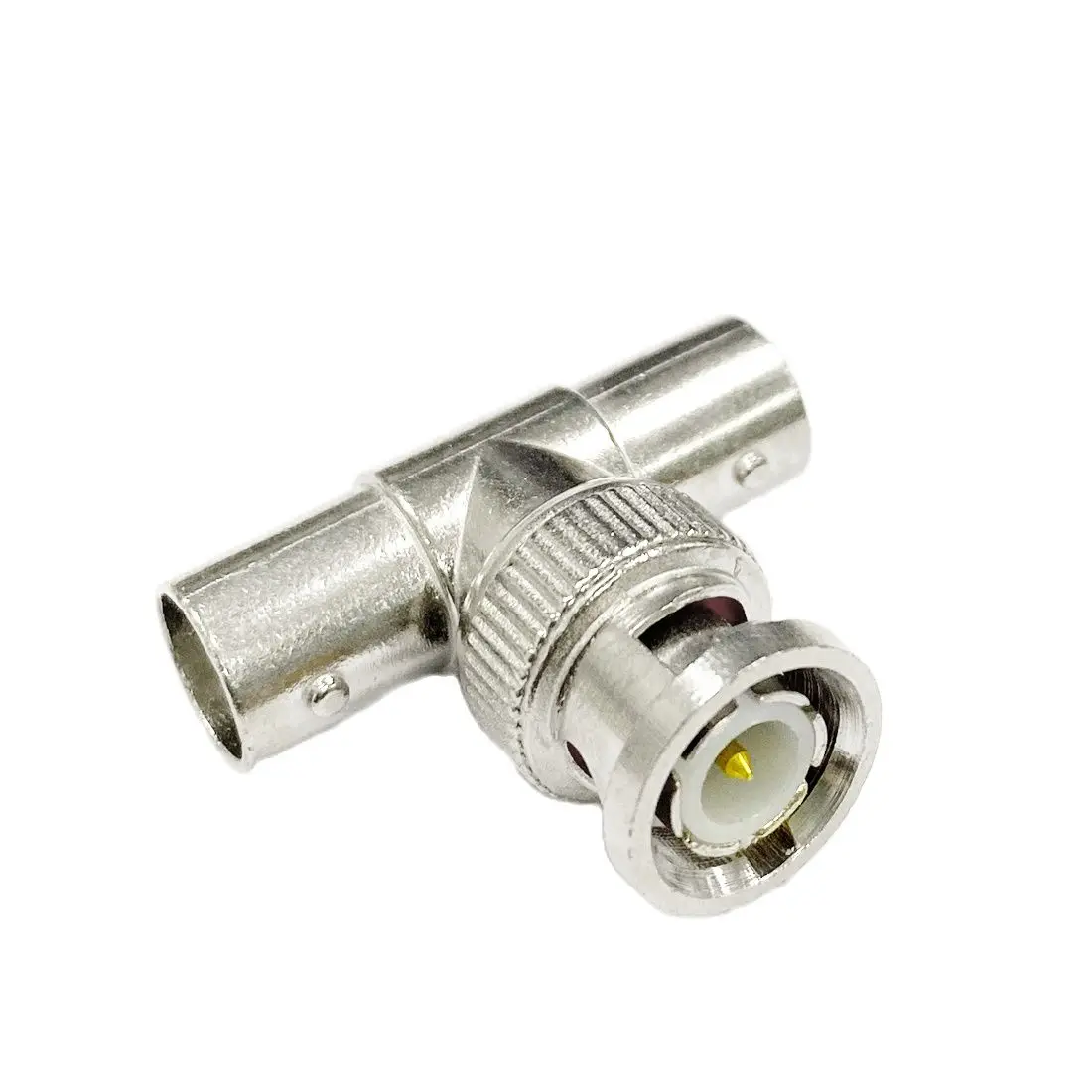 BNC Male Plug to 2X BNC Female Jack RF Adapter 3-  way T Type Splitter Convertor